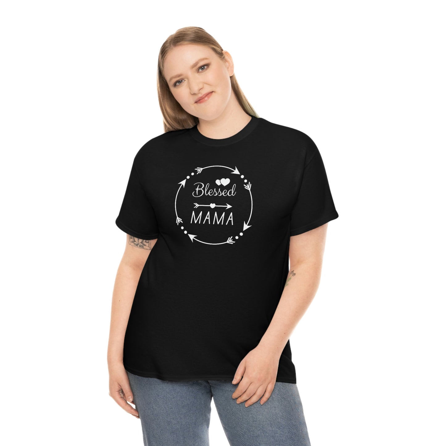 "Blessed Mama" Unisex Heavy Cotton Tee