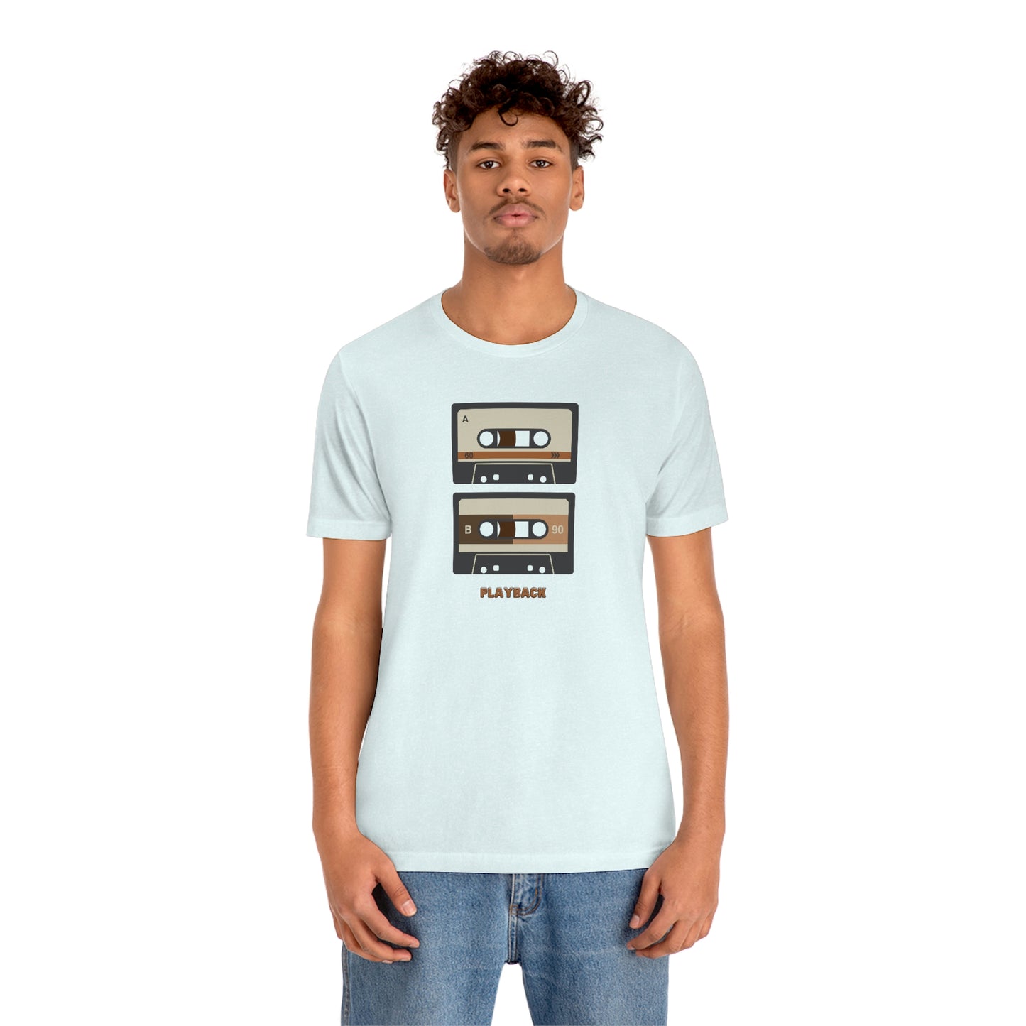 "Playback" Unisex Jersey Short Sleeve Tee