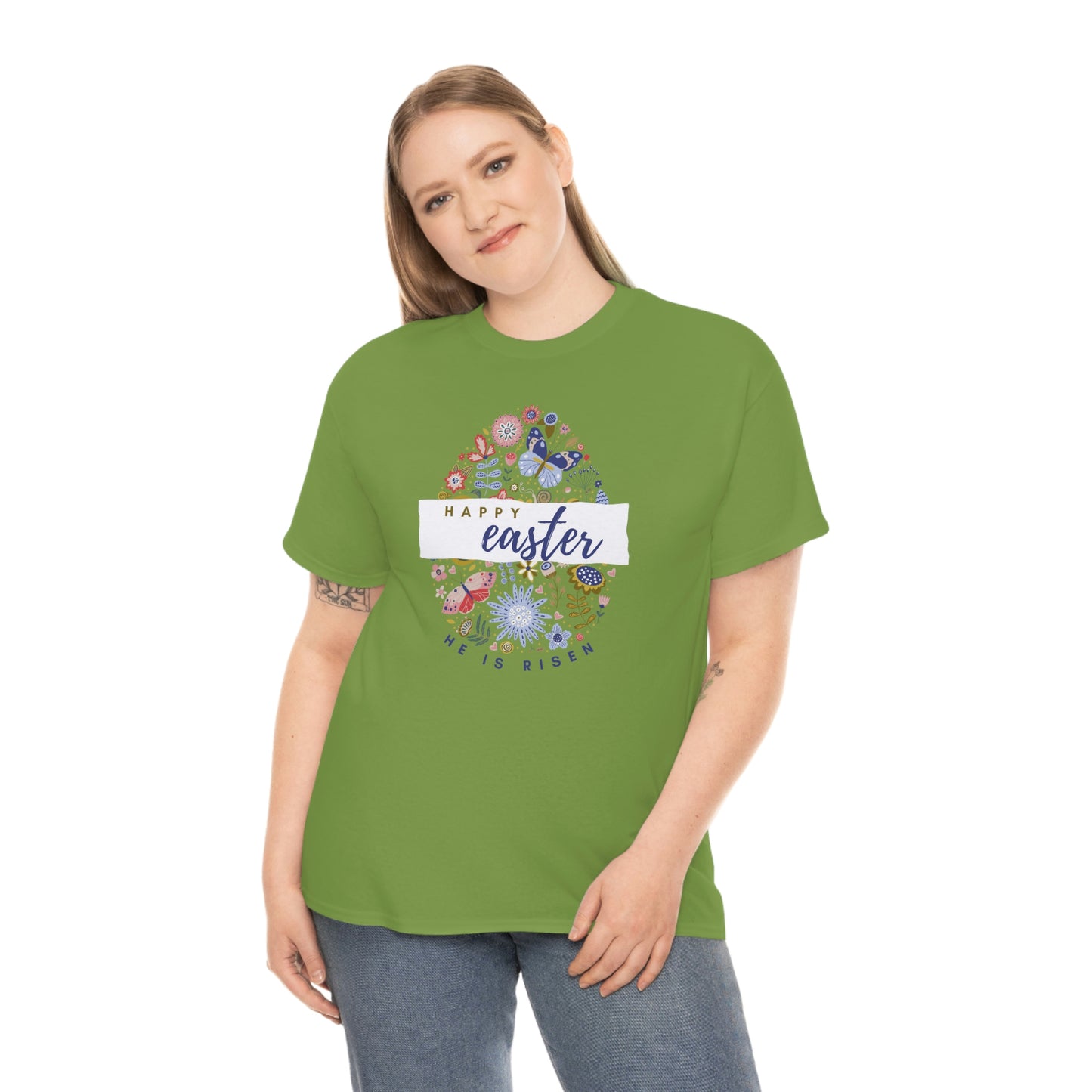 "Happy Easter" Unisex Heavy Cotton Tee