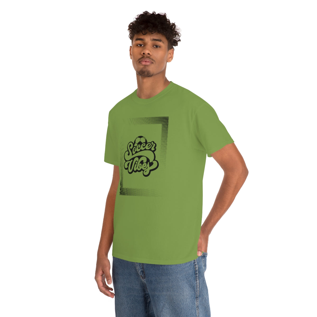 "Soccer Vibes" Unisex Heavy Cotton Tee