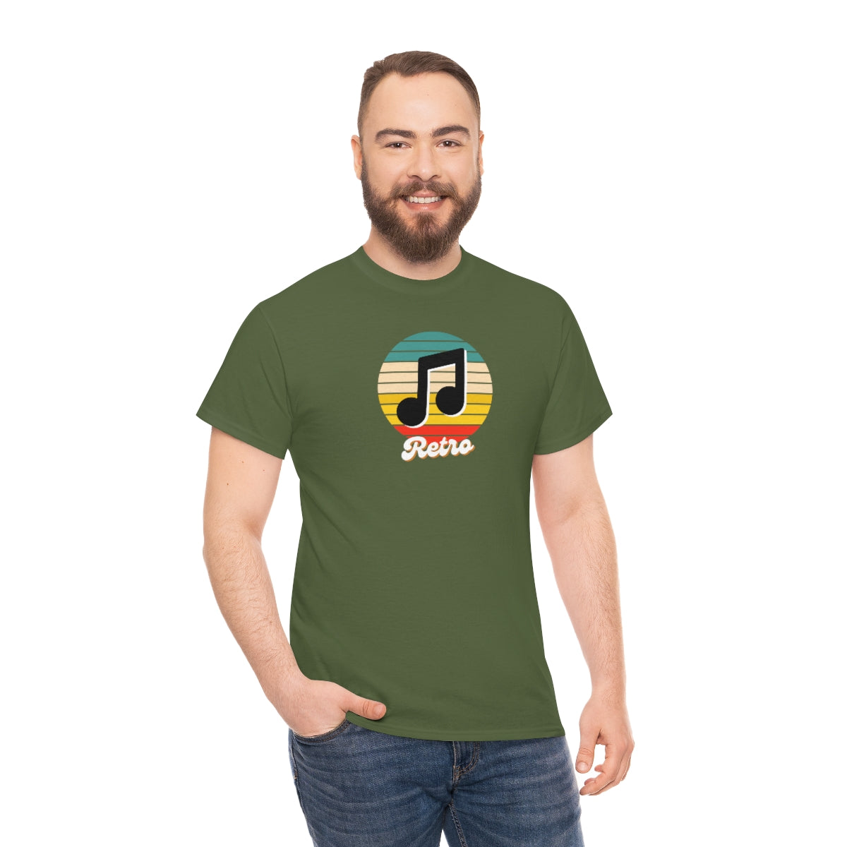 "Retro" Unisex Heavy Cotton Tee