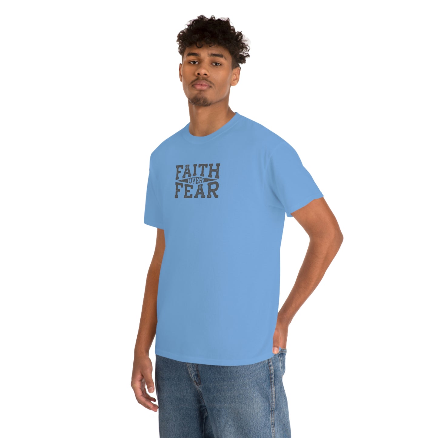 "Faith Over Fear" Unisex Heavy Cotton Tee