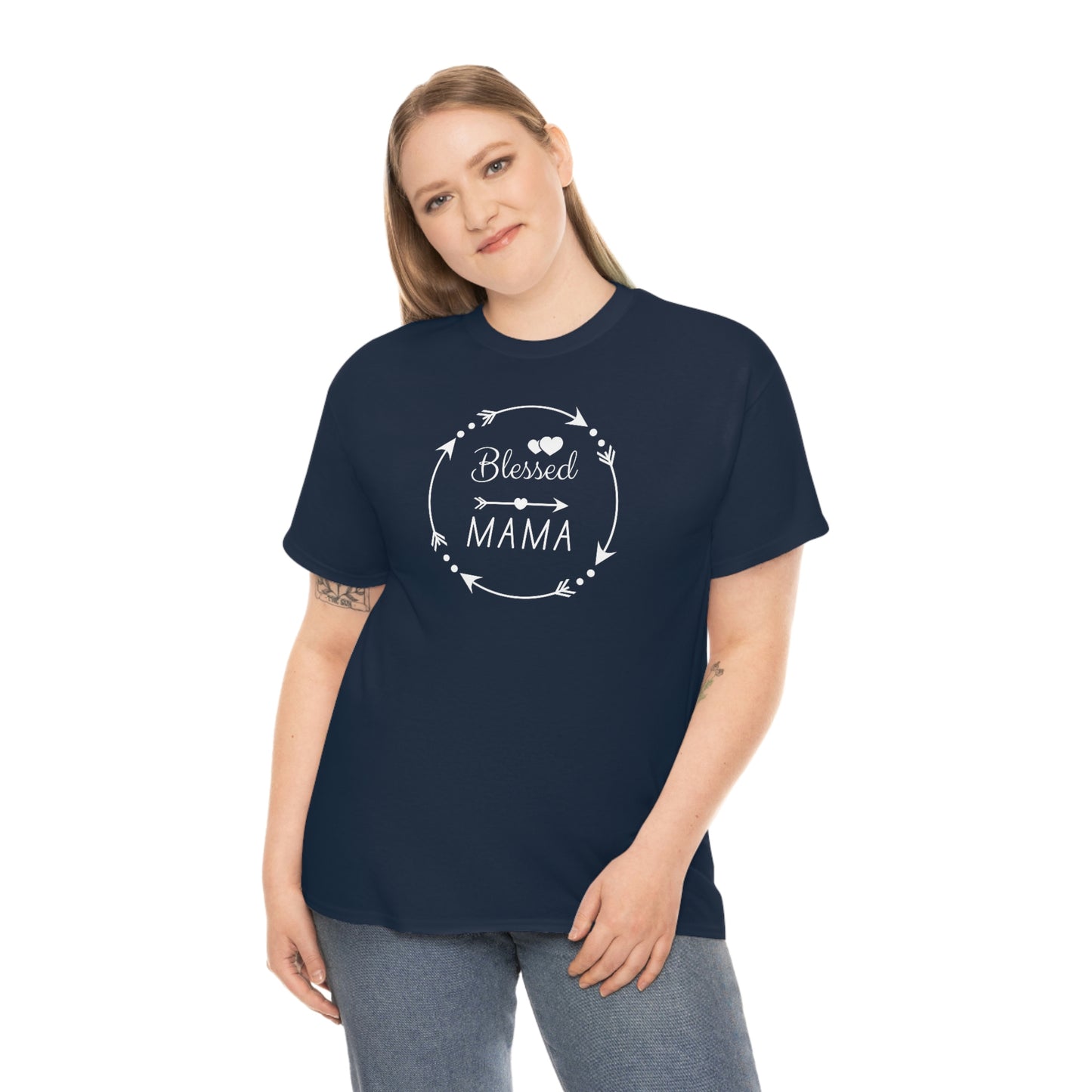 "Blessed Mama" Unisex Heavy Cotton Tee