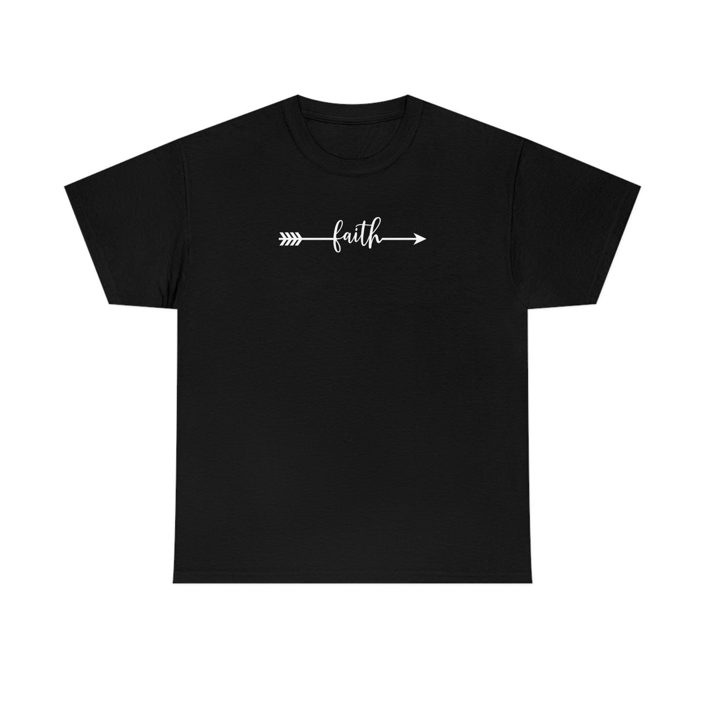 "Faith Arrow" Unisex Heavy Cotton Tee