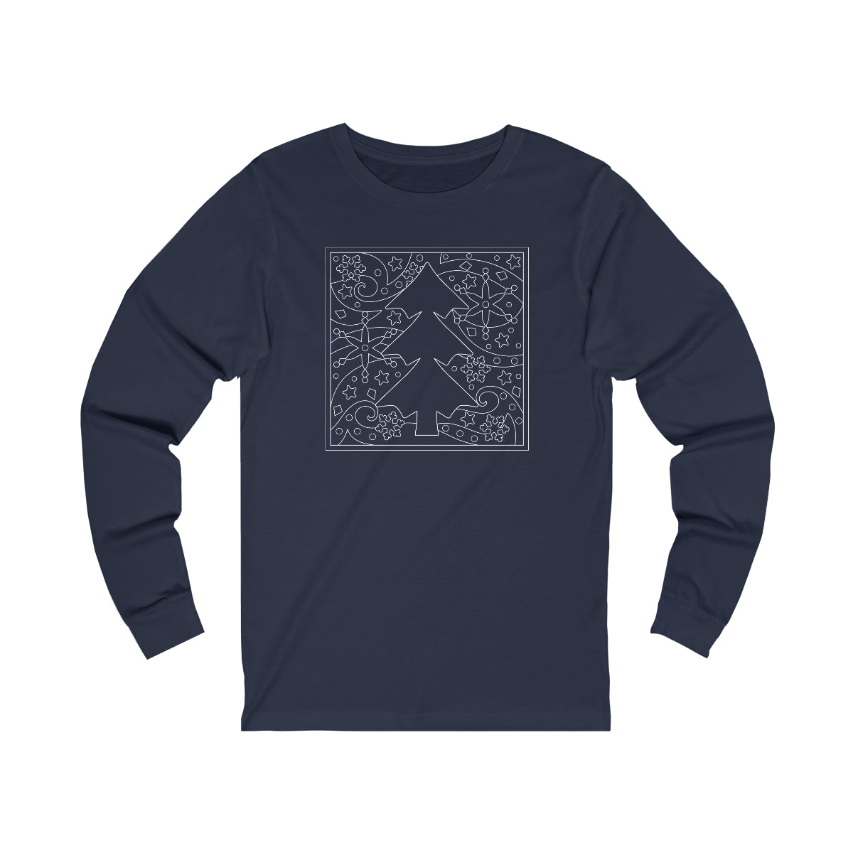 "Christmas Tree" Unisex Jersey Long Sleeve Tee