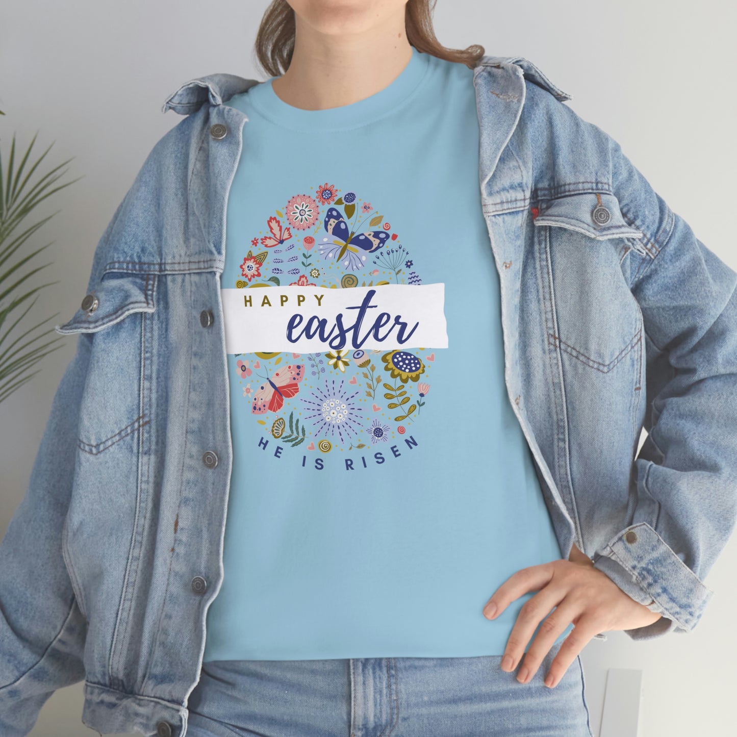 "Happy Easter" Unisex Heavy Cotton Tee