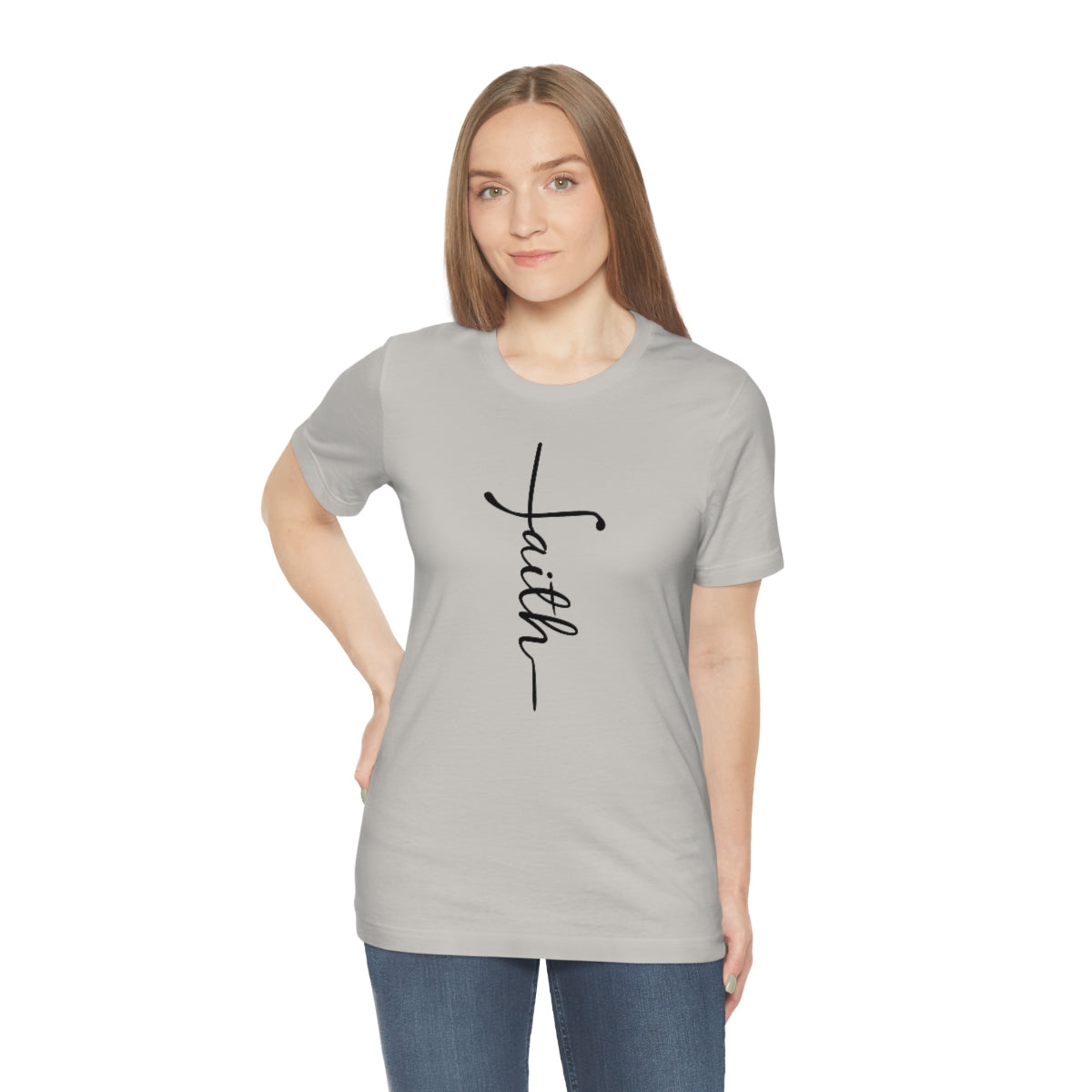 "Faith" Unisex Jersey Short Sleeve Tee