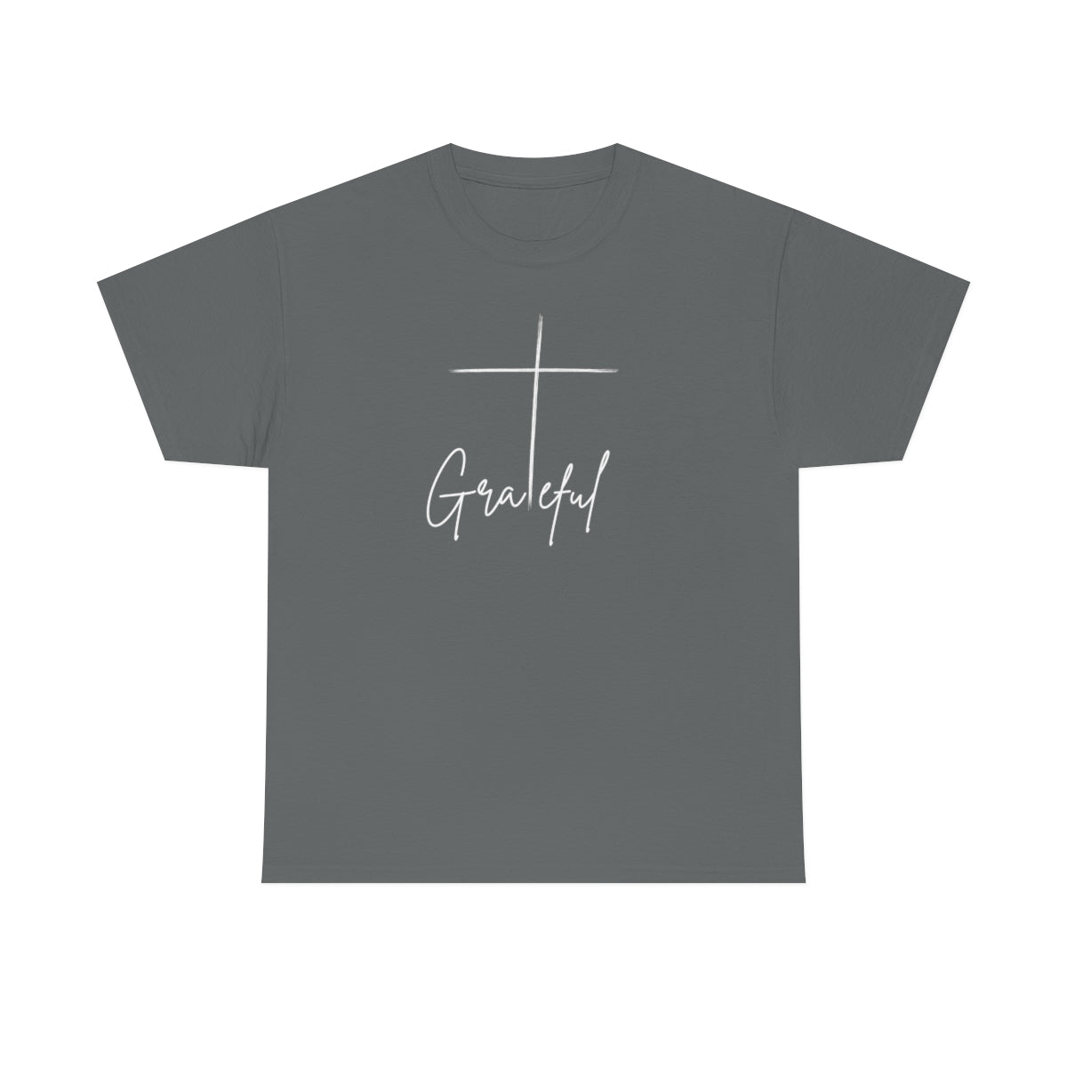 "Grateful Cross" Unisex Heavy Cotton Tee