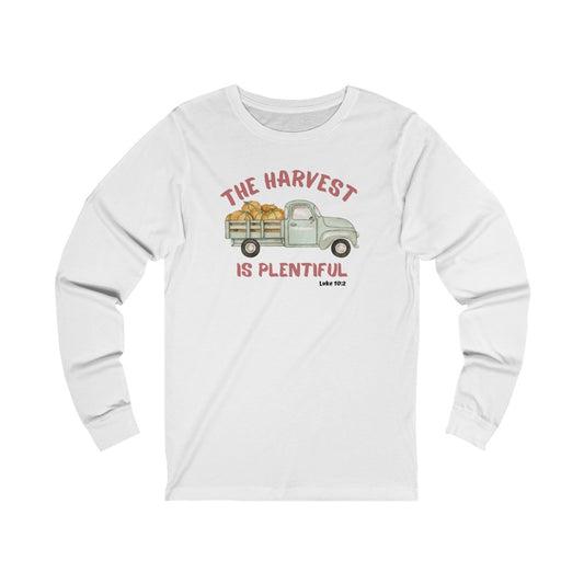 The Harvest is Plentiful Unisex Jersey Long Sleeve Tee
