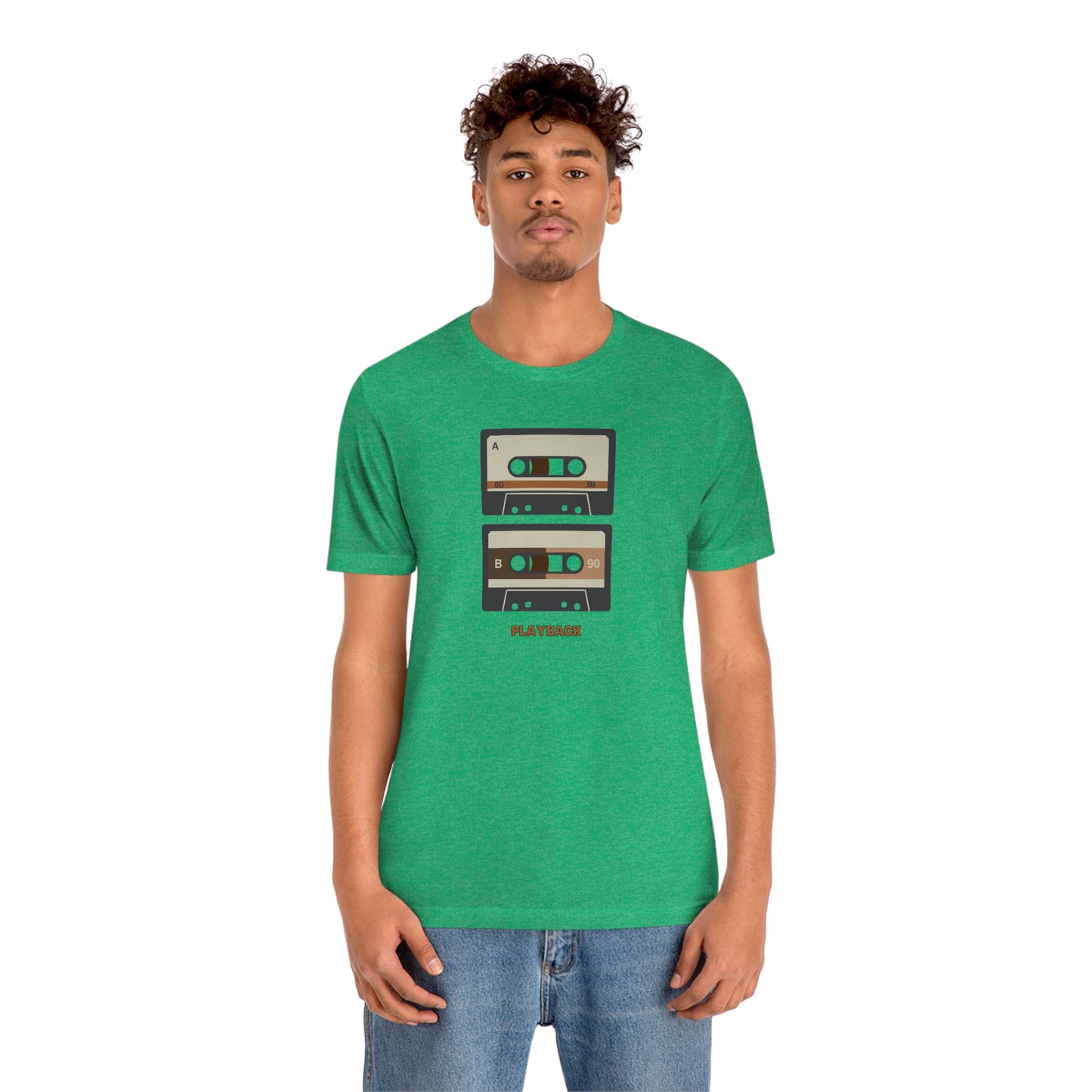 "Playback" Unisex Jersey Short Sleeve Tee