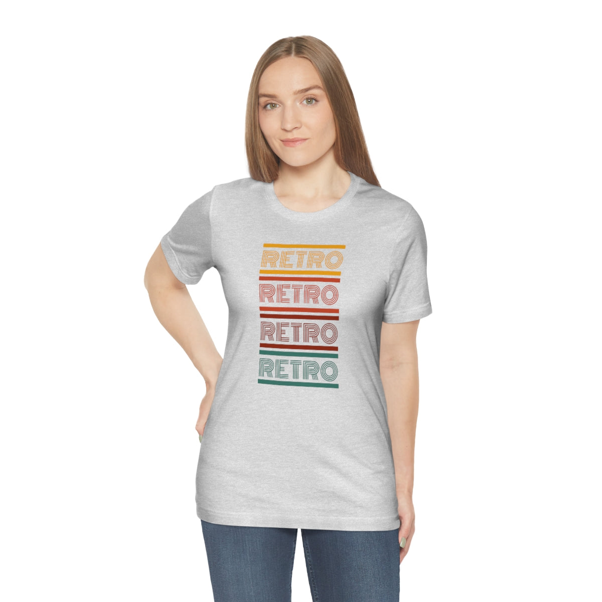 Retro Unisex Jersey Short Sleeve Tee