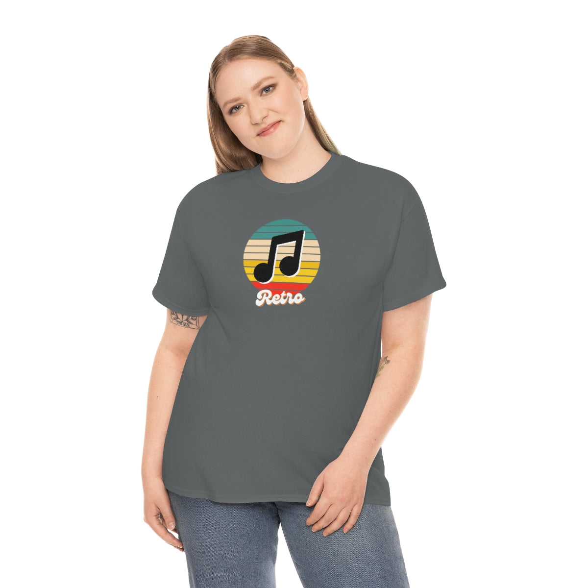 "Retro" Unisex Heavy Cotton Tee