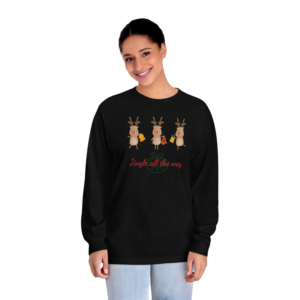 "Jingle All The Way" Unisex Classic Long Sleeve T-Shirt