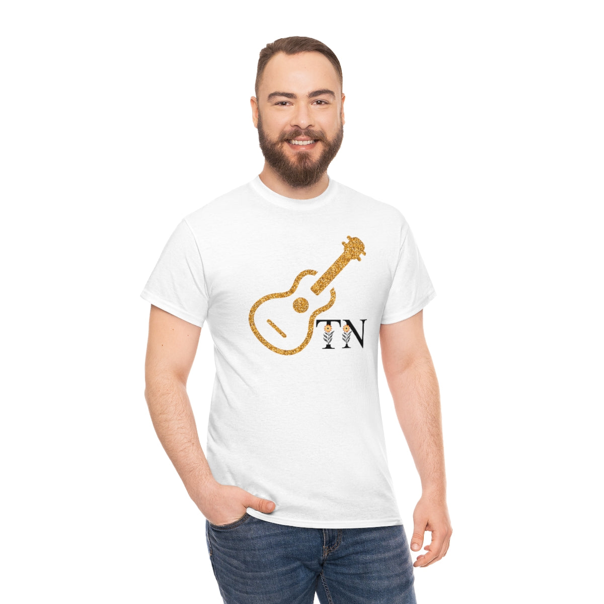 "Guitar" Unisex Heavy Cotton Tee