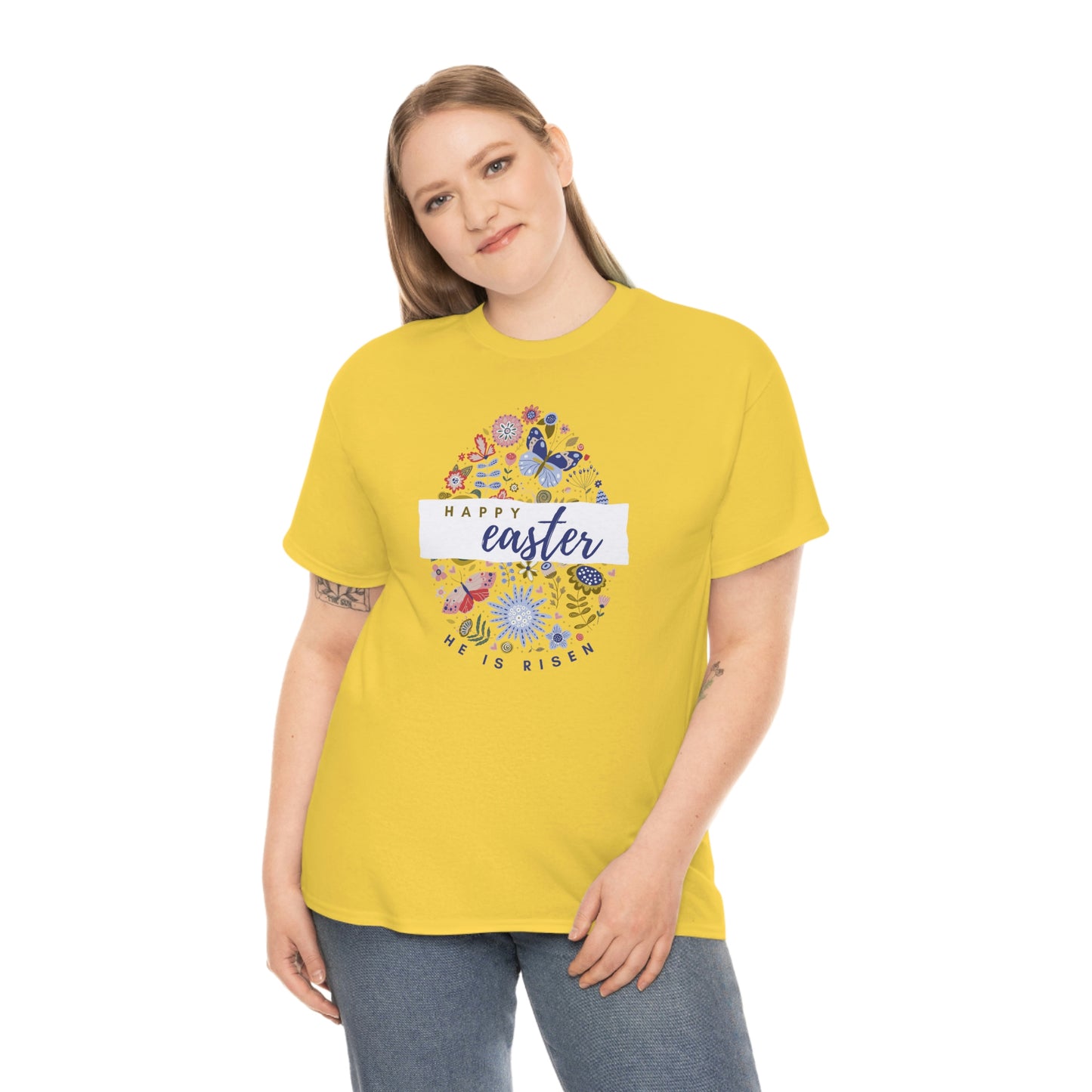 "Happy Easter" Unisex Heavy Cotton Tee