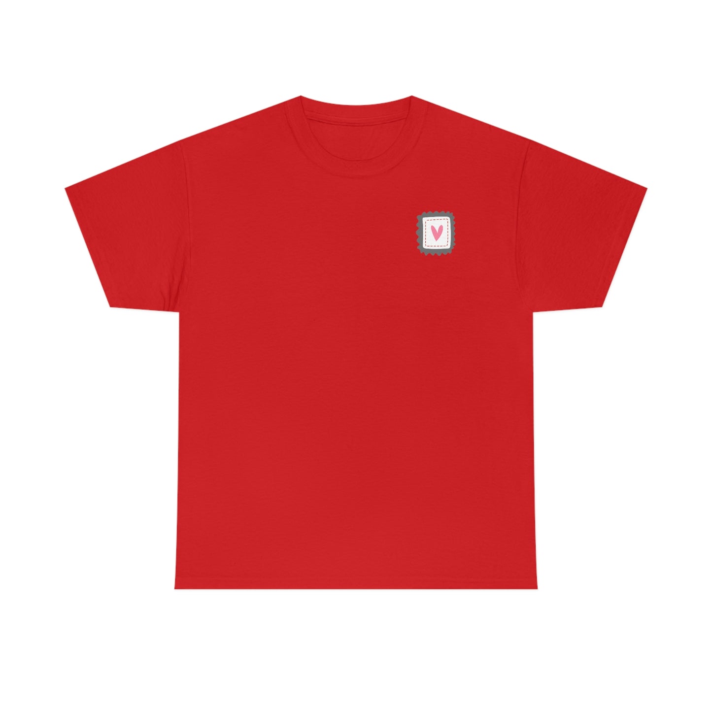 "Love Stamp" Front/Back Design Unisex Heavy Cotton Tee