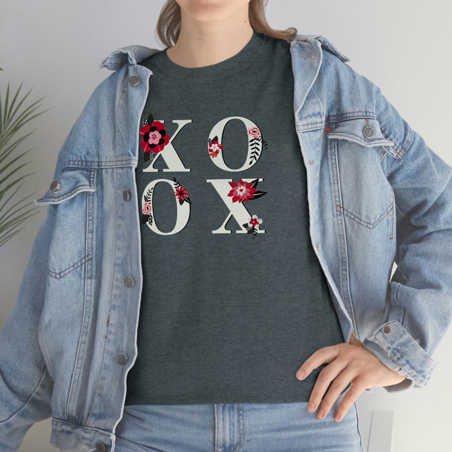 "XO OX" Unisex Heavy Cotton Tee
