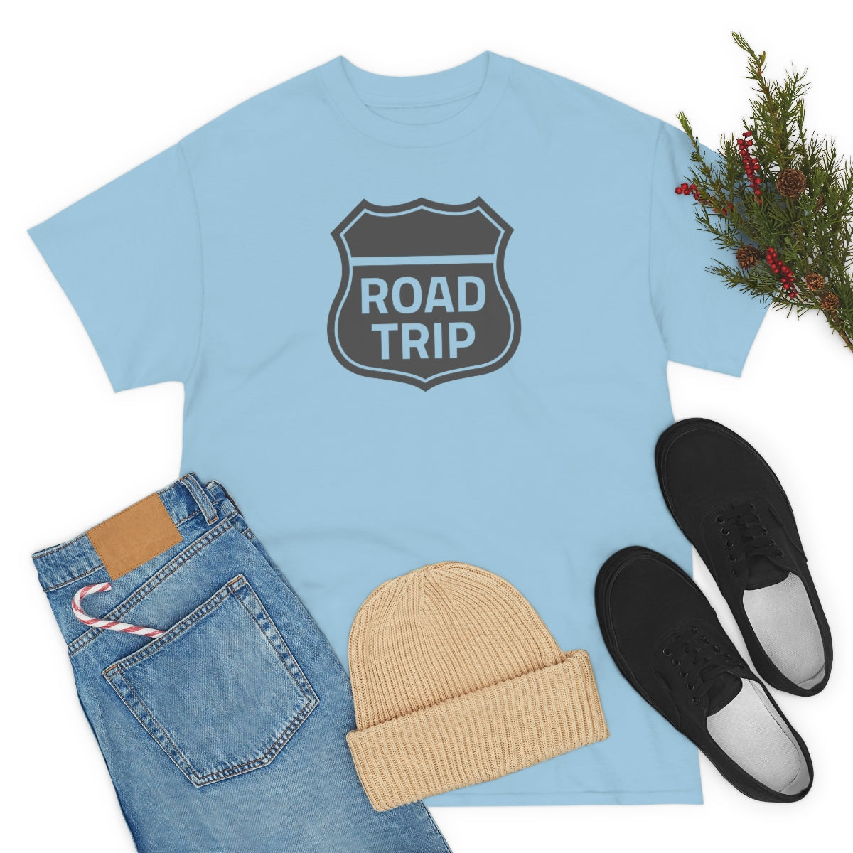 "Road Trip" Unisex Heavy Cotton Tee