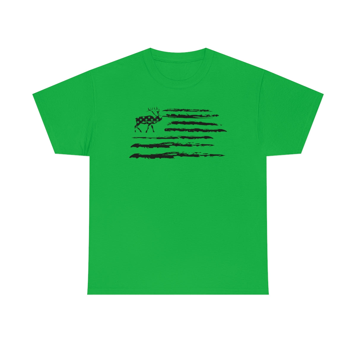 "Black Deer Flag" Unisex Heavy Cotton Tee