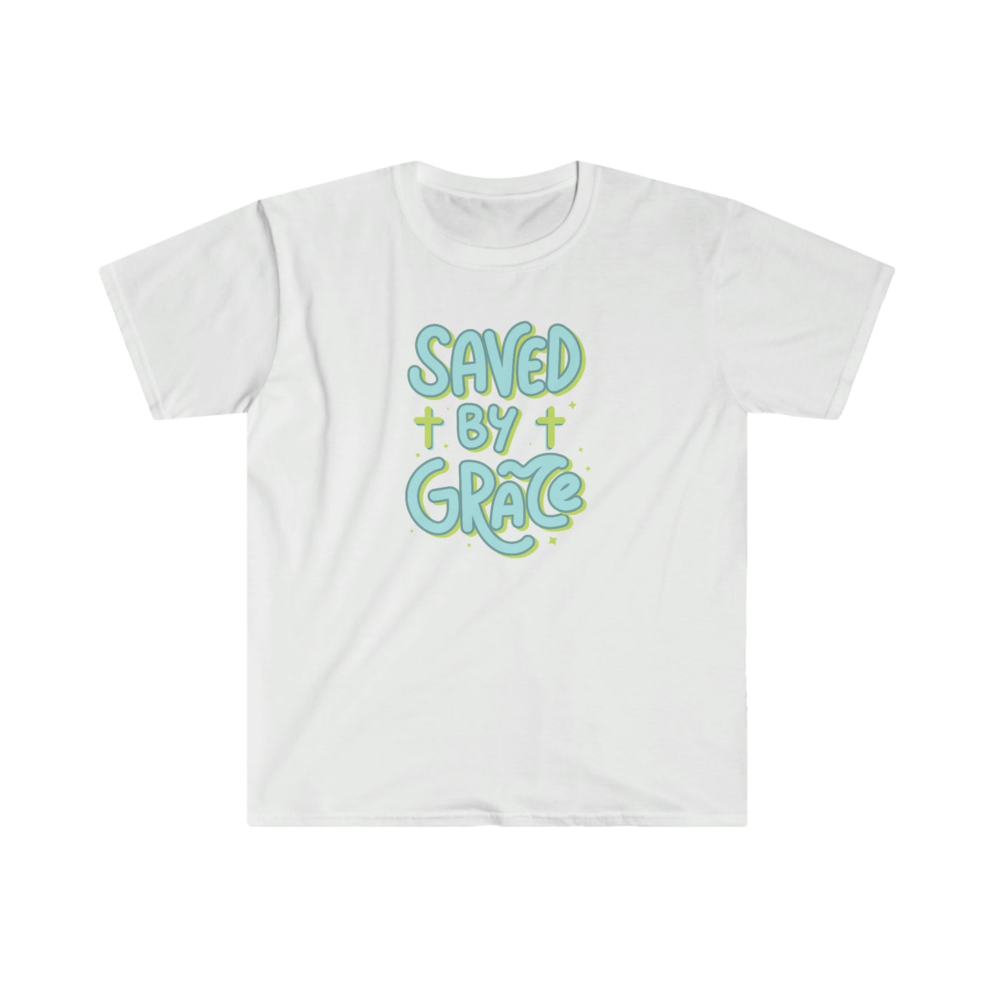 "Saved By Grace" Unisex Softstyle T-Shirt