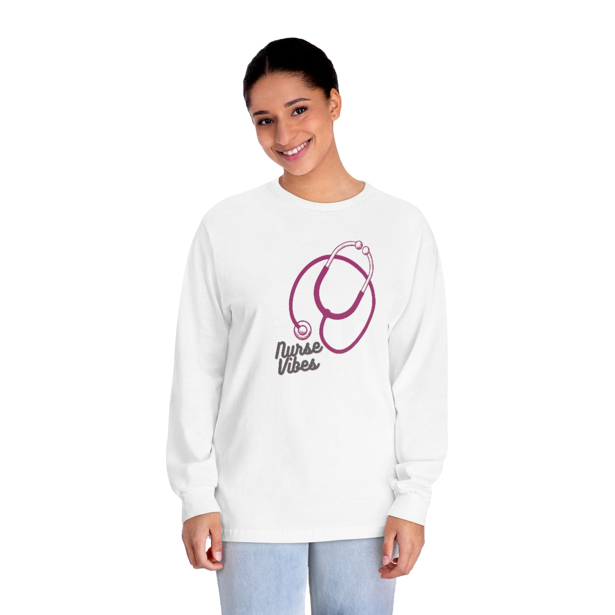 "Nurse Vibes" Unisex Classic Long Sleeve T-Shirt