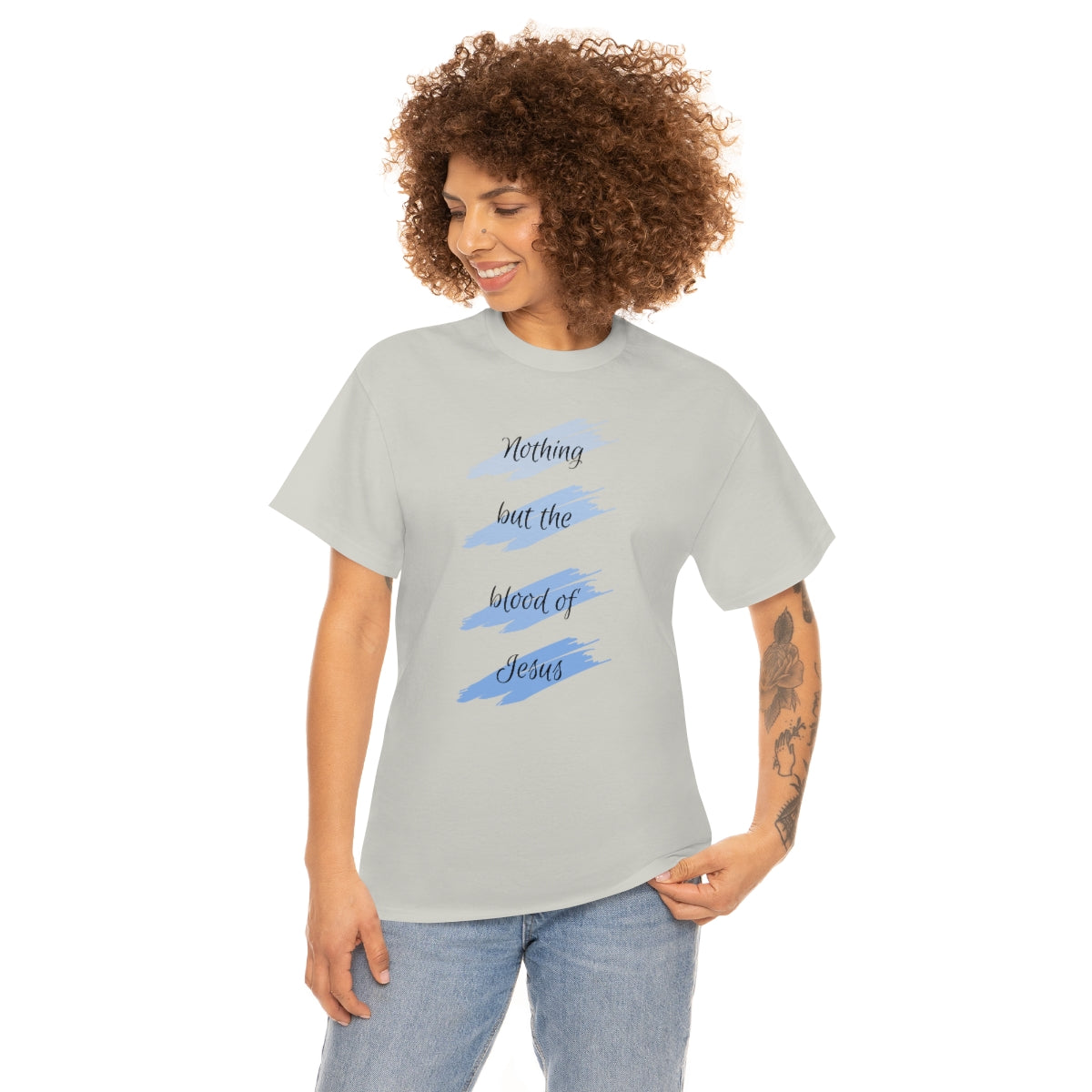 "Nothing But the Blood" Unisex Heavy Cotton Tee