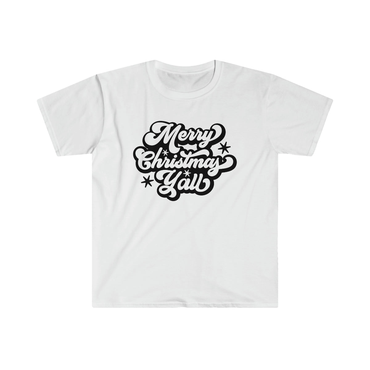 "Merry Christmas Ya'll" Unisex Softstyle T-Shirt