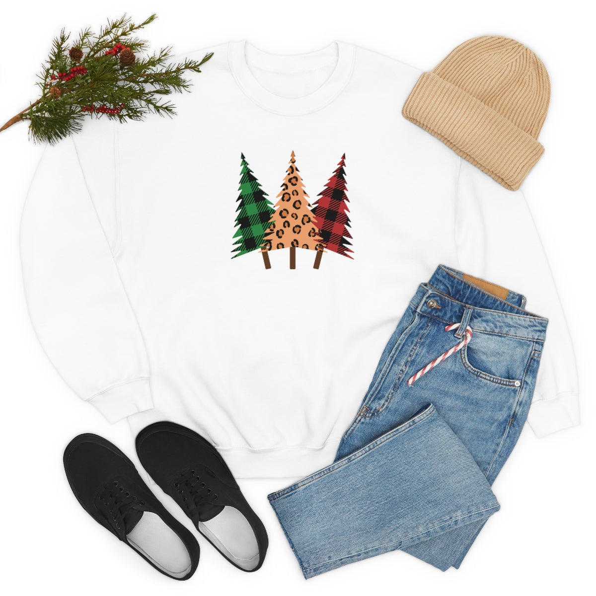 "Christmas Trees" Unisex Heavy Blend™ Crewneck Sweatshirt