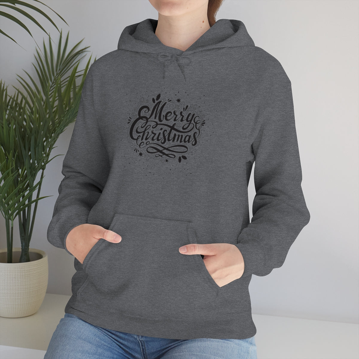 "Merry Christmas" Unisex Heavy Blend™ Hooded Sweatshirt