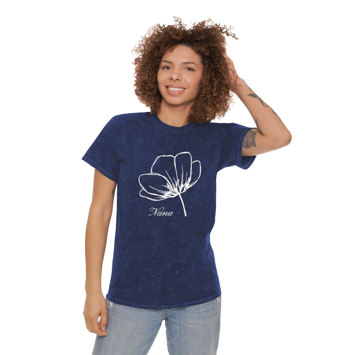 "Nana" Unisex Mineral Wash T-Shirt