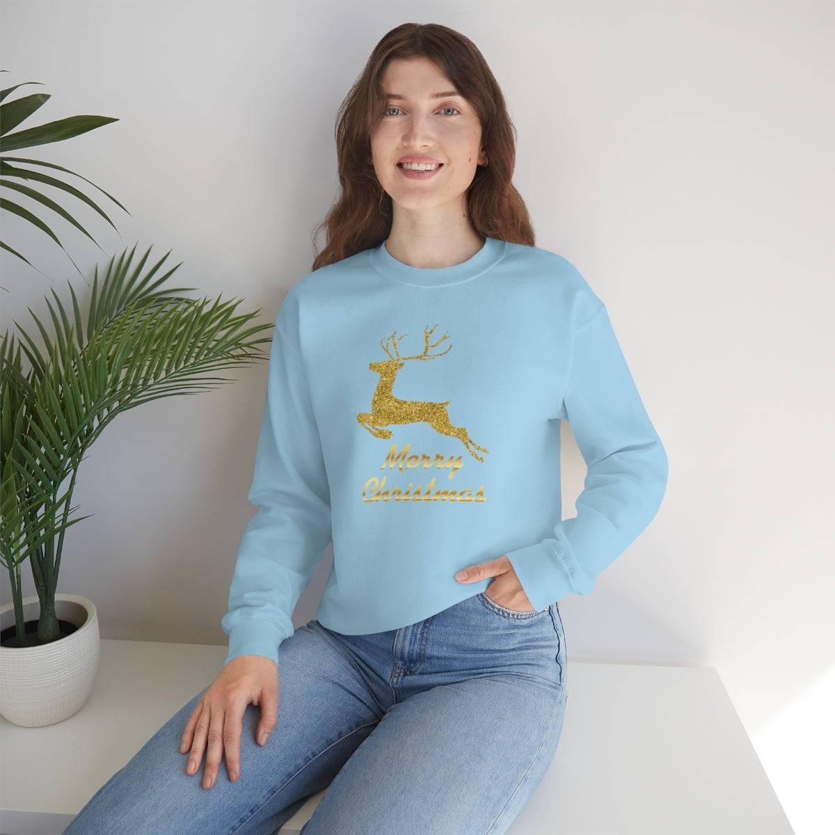 "Merry Christmas" Unisex Heavy Blend™ Crewneck Sweatshirt