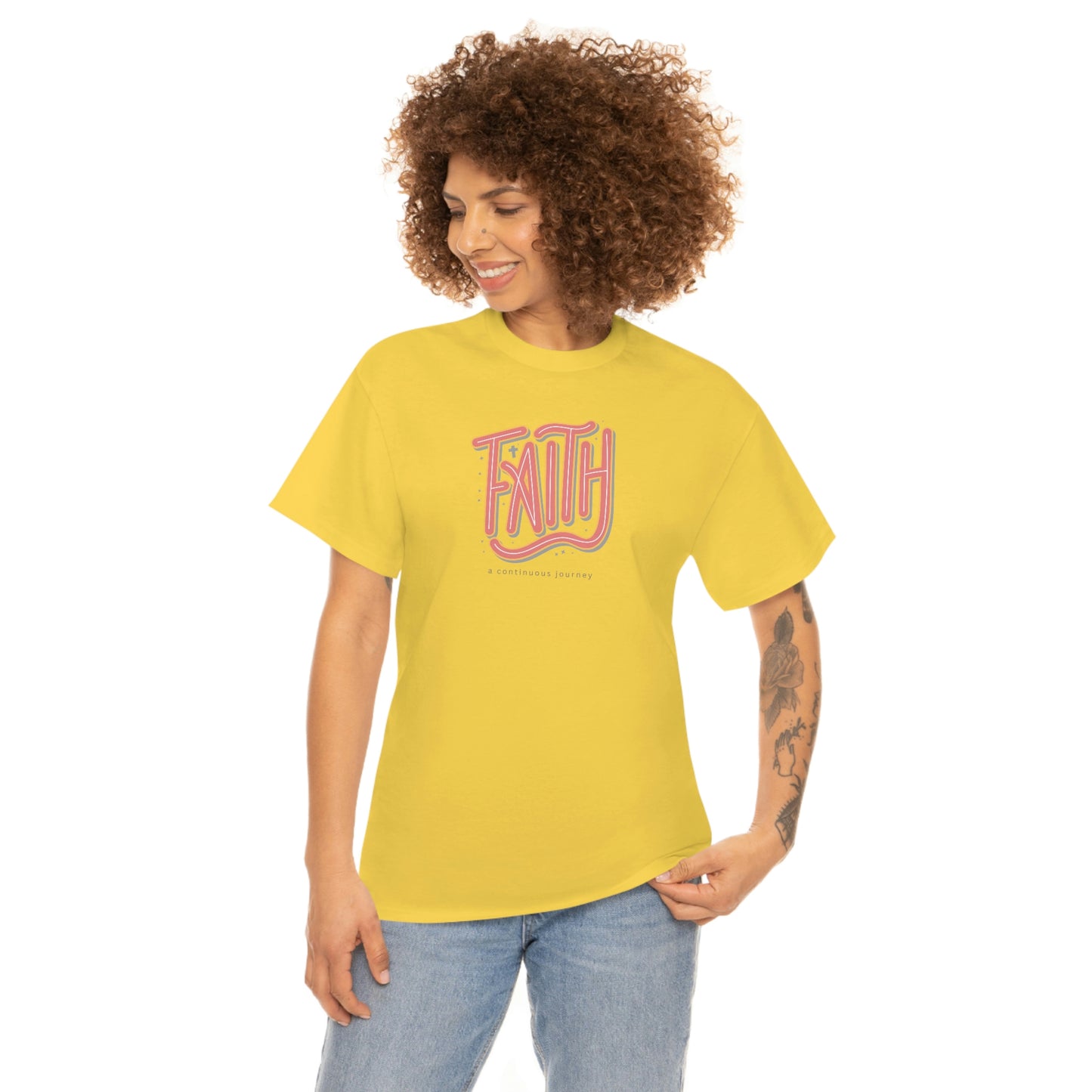 "Faith" Unisex Heavy Cotton Tee