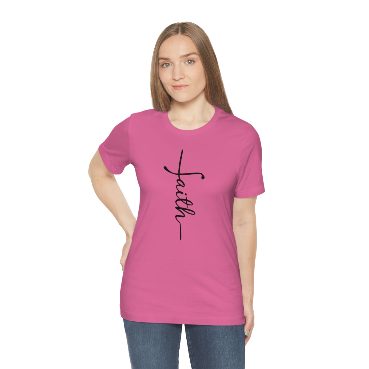 "Faith" Unisex Jersey Short Sleeve Tee