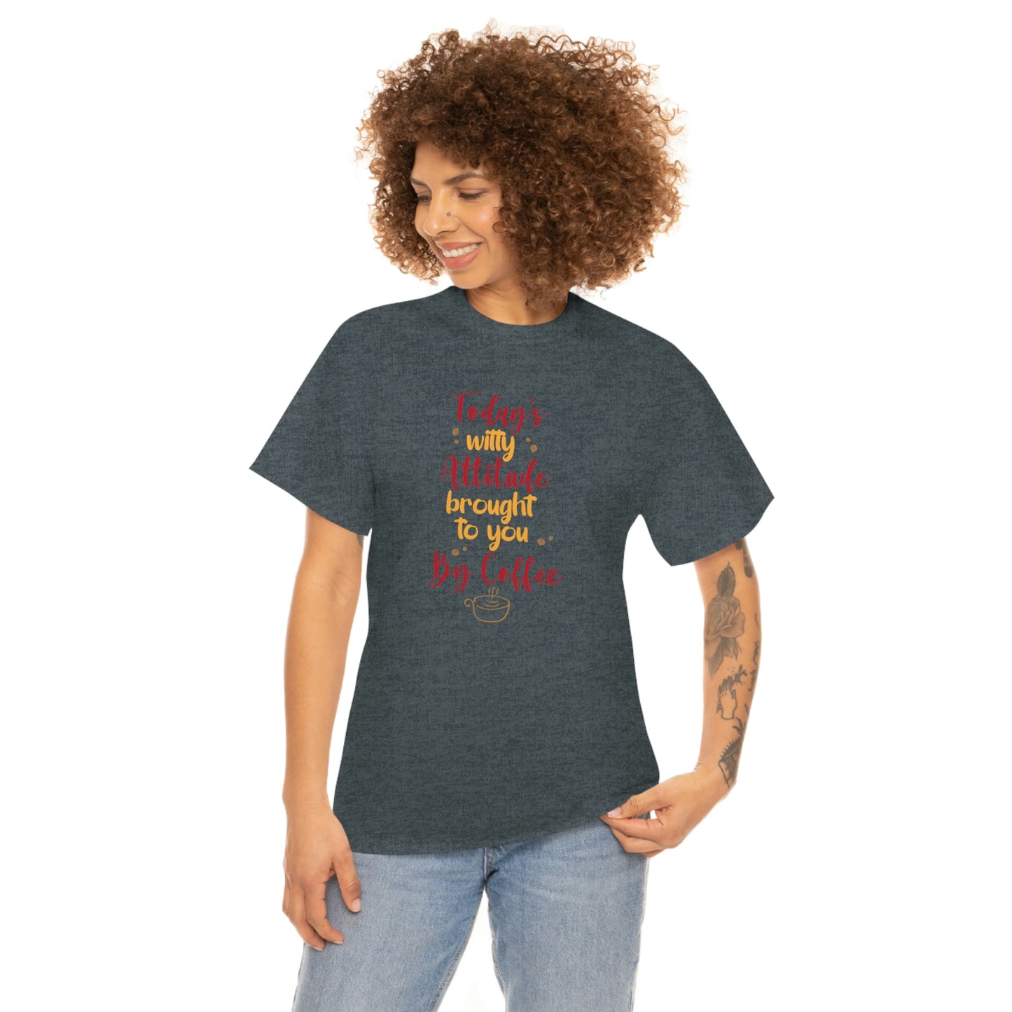 "Witty Attitude" Unisex Heavy Cotton Tee