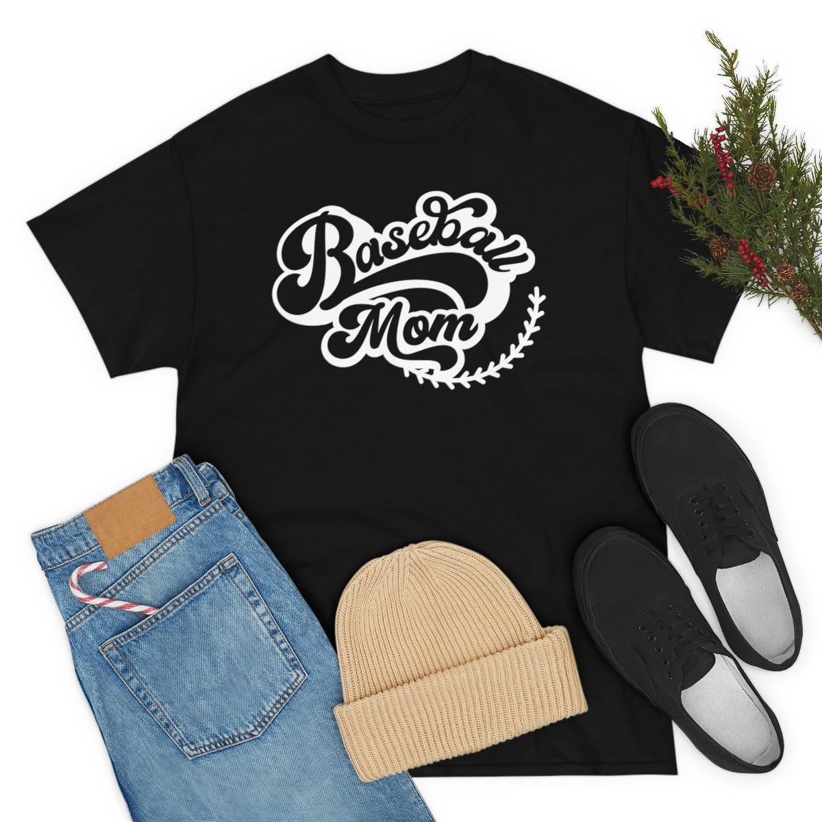 "Baseball Mom" Unisex Heavy Cotton Tee
