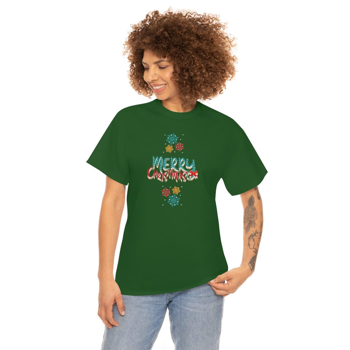 "Merry Christmas" Unisex Heavy Cotton Tee