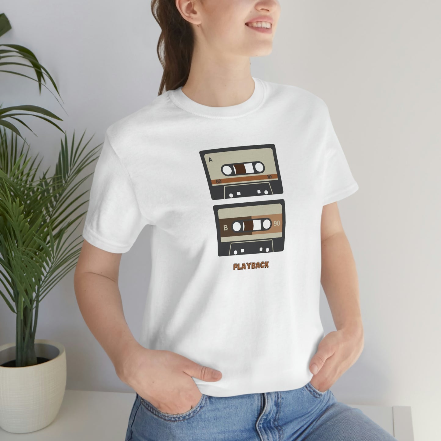 "Playback" Unisex Jersey Short Sleeve Tee