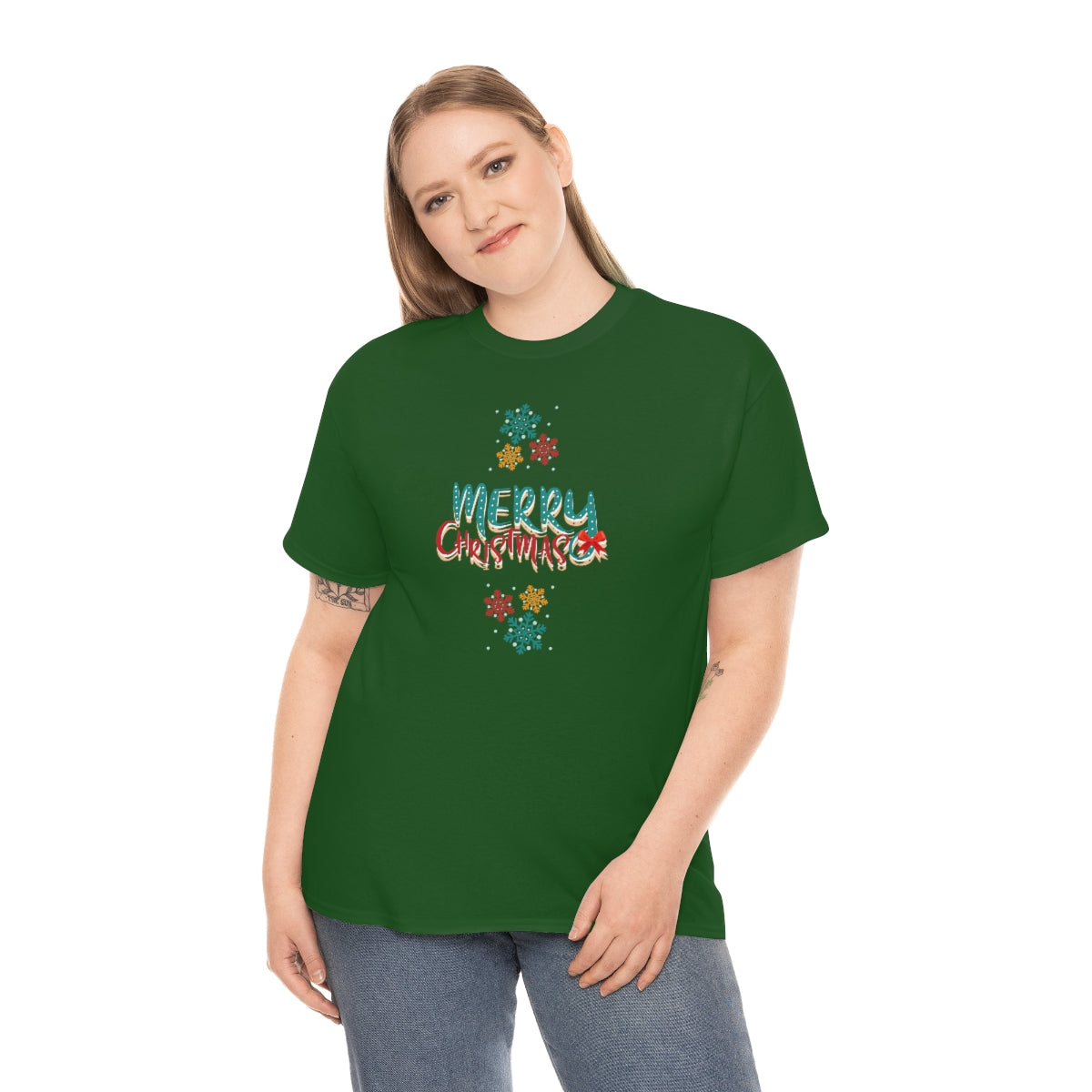 "Merry Christmas" Unisex Heavy Cotton Tee