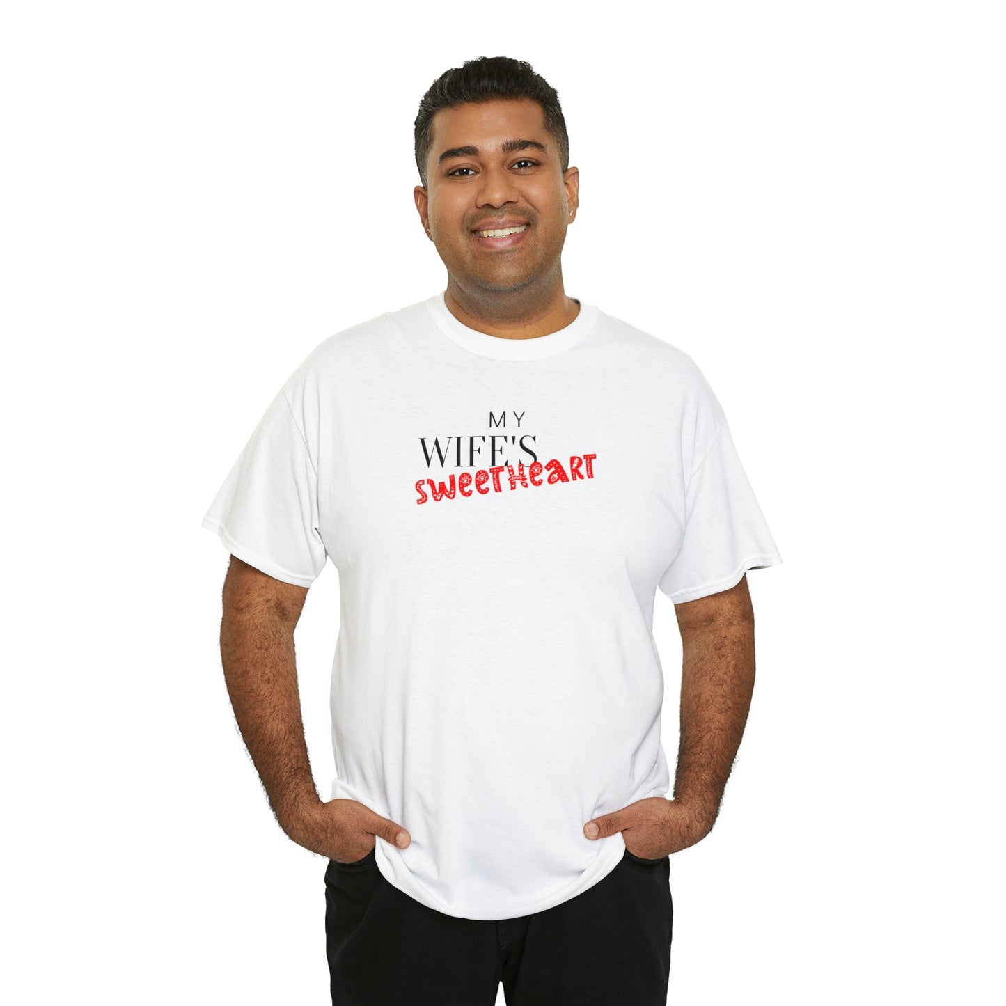 "My Wife's Sweetheart" Unisex Heavy Cotton Tee