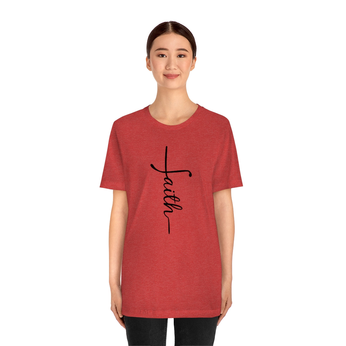 "Faith" Unisex Jersey Short Sleeve Tee