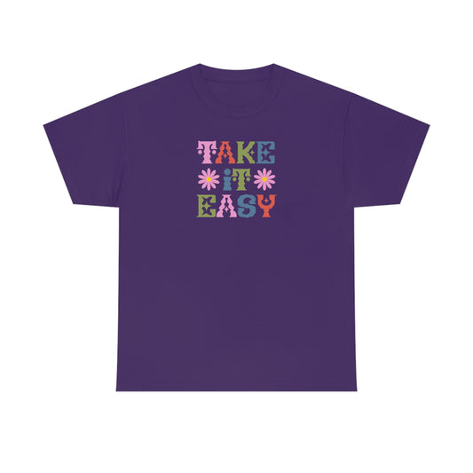 "Take It Easy" Unisex Heavy Cotton Tee