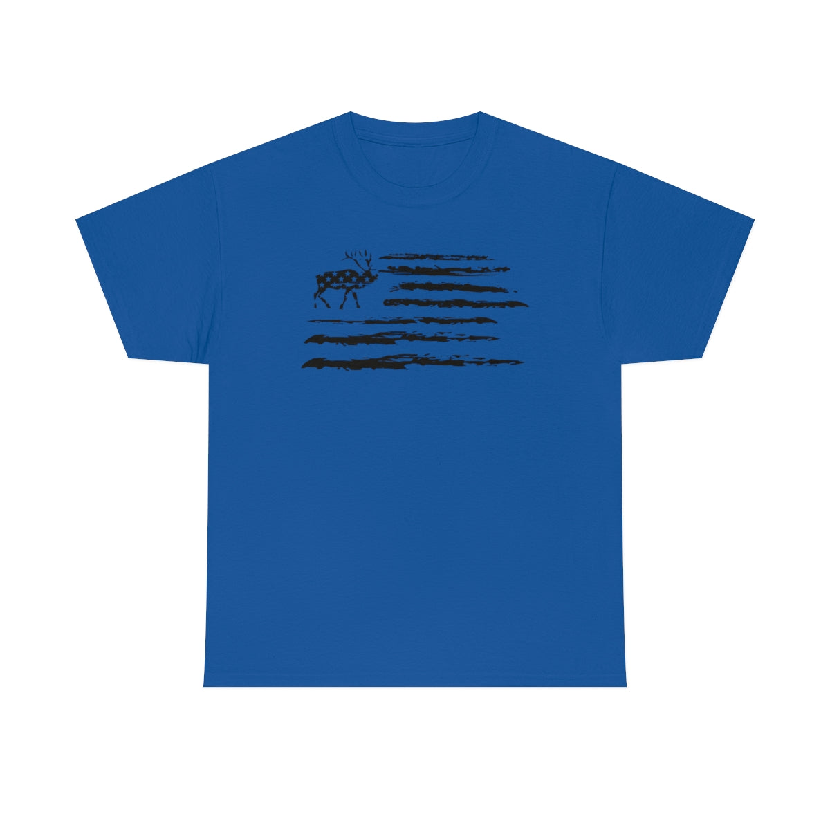 "Black Deer Flag" Unisex Heavy Cotton Tee