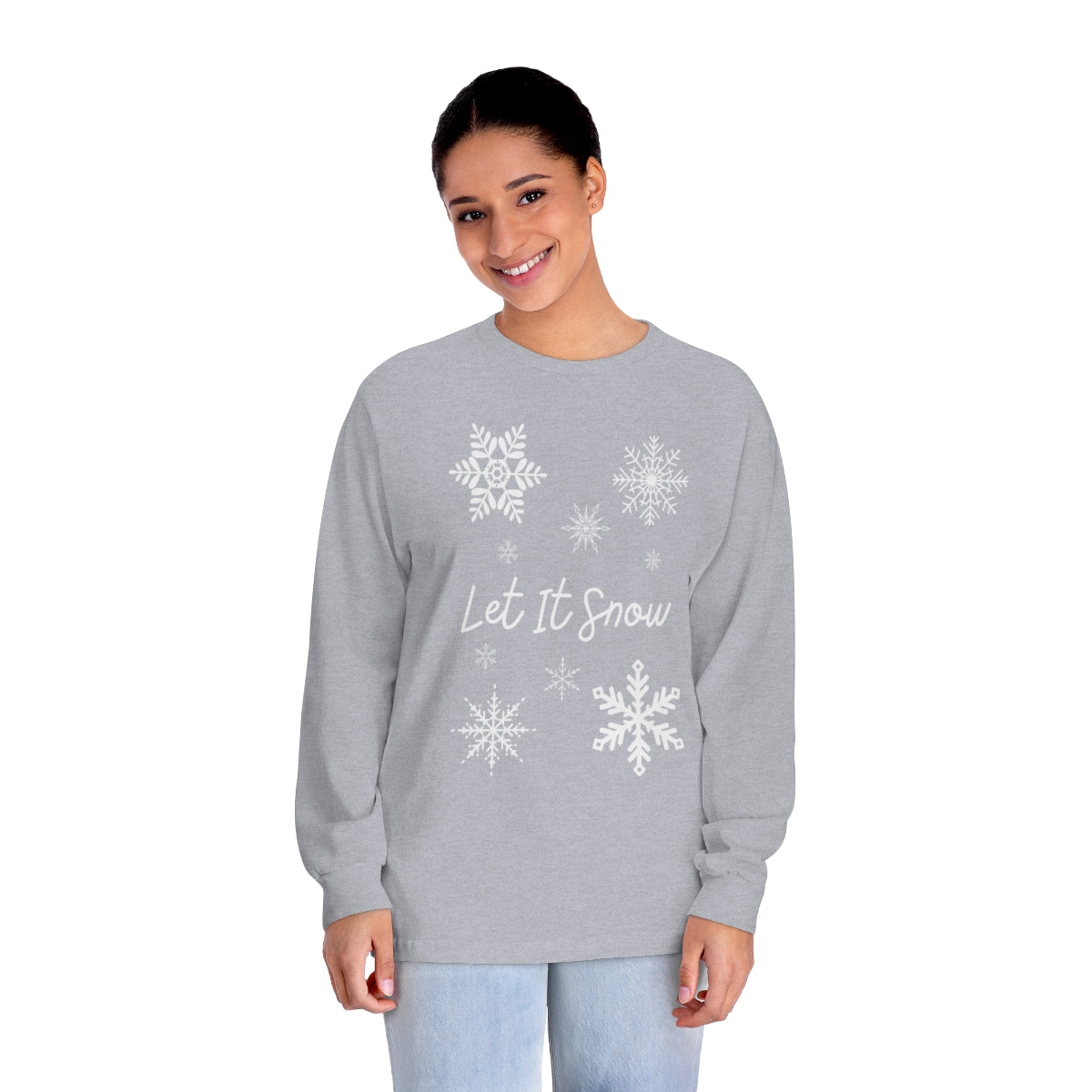 "Let It Snow" Unisex Classic Long Sleeve T-Shirt