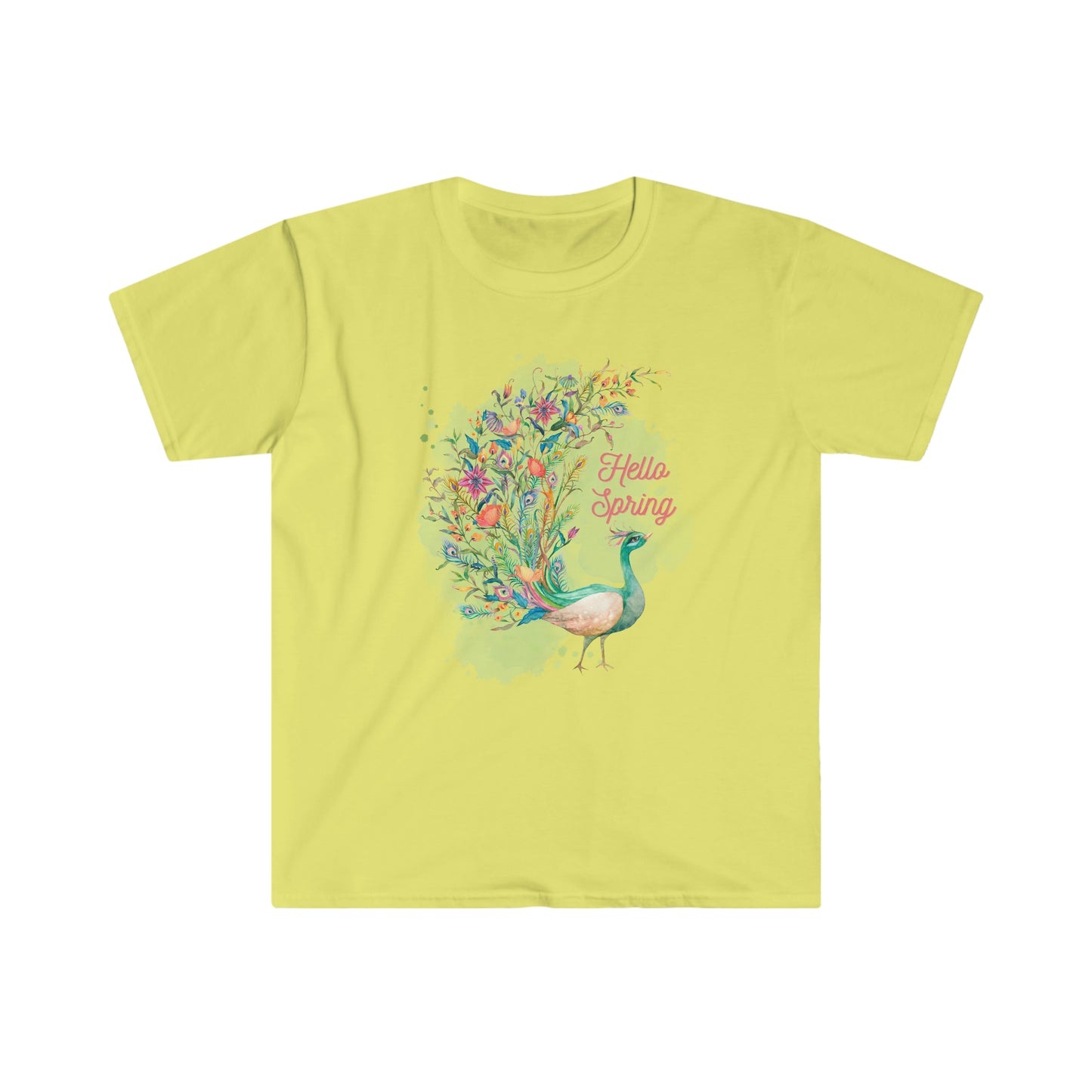 "Hello Spring" Unisex Softstyle T-Shirt