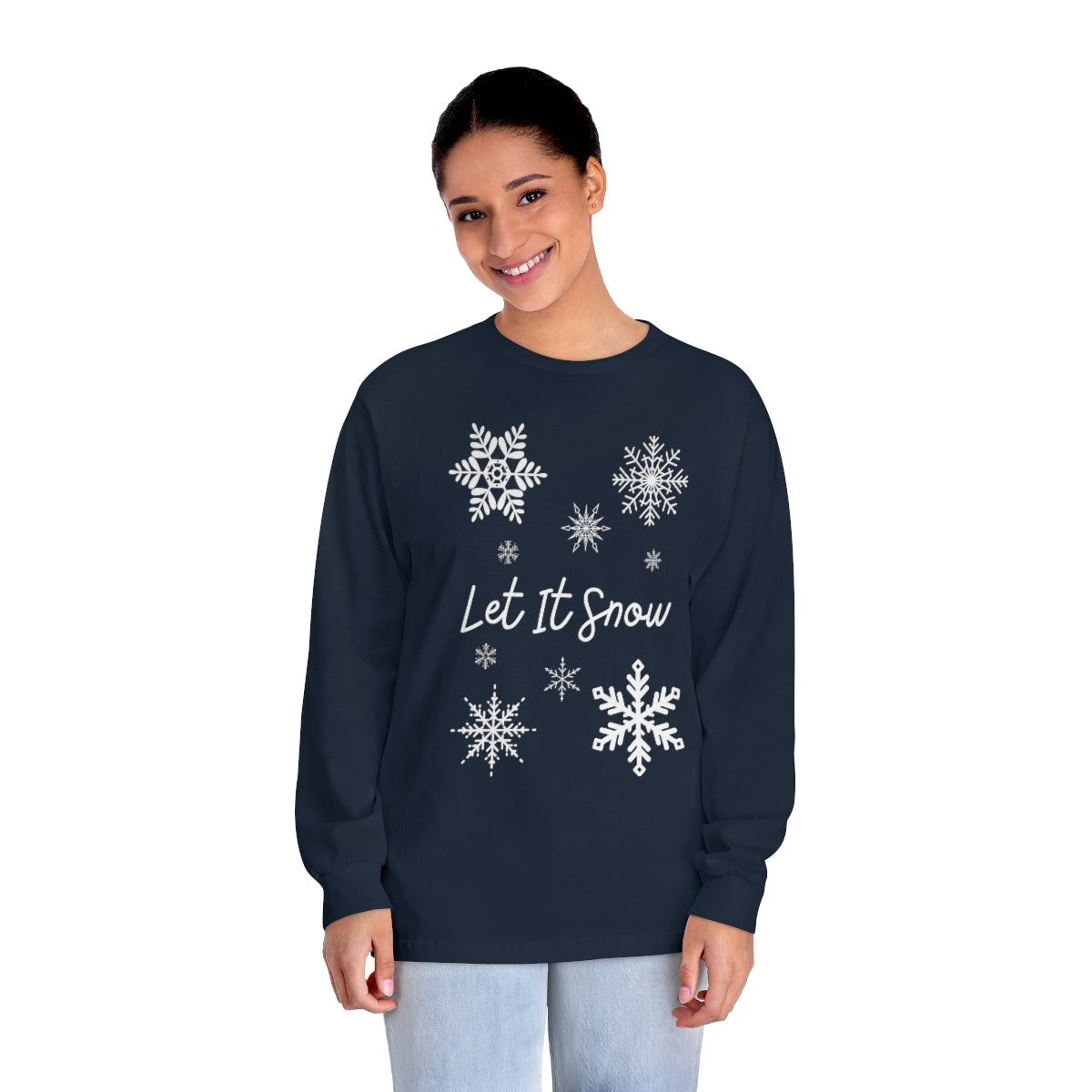 "Let It Snow" Unisex Classic Long Sleeve T-Shirt