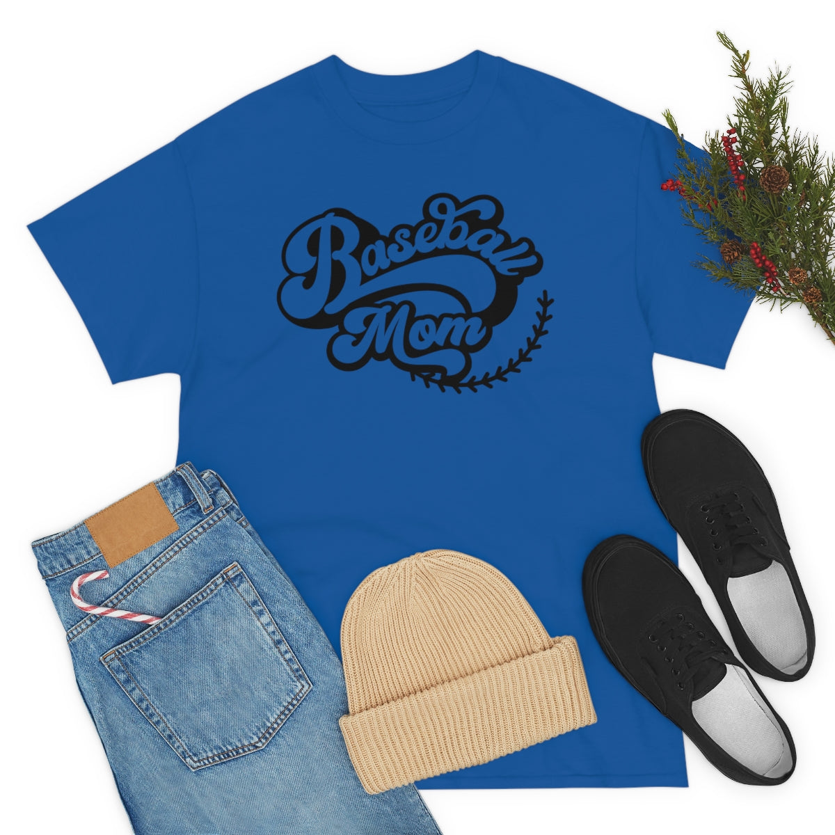 "Baseball Mom" Unisex Heavy Cotton Tee