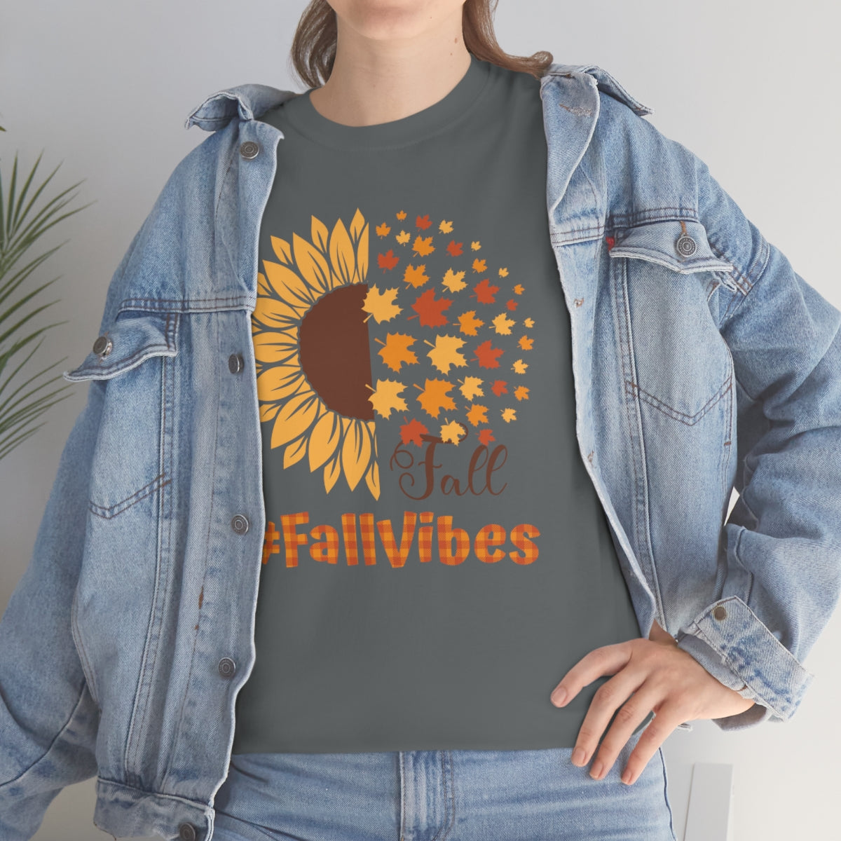 "#FallVibes" Unisex Heavy Cotton Tee
