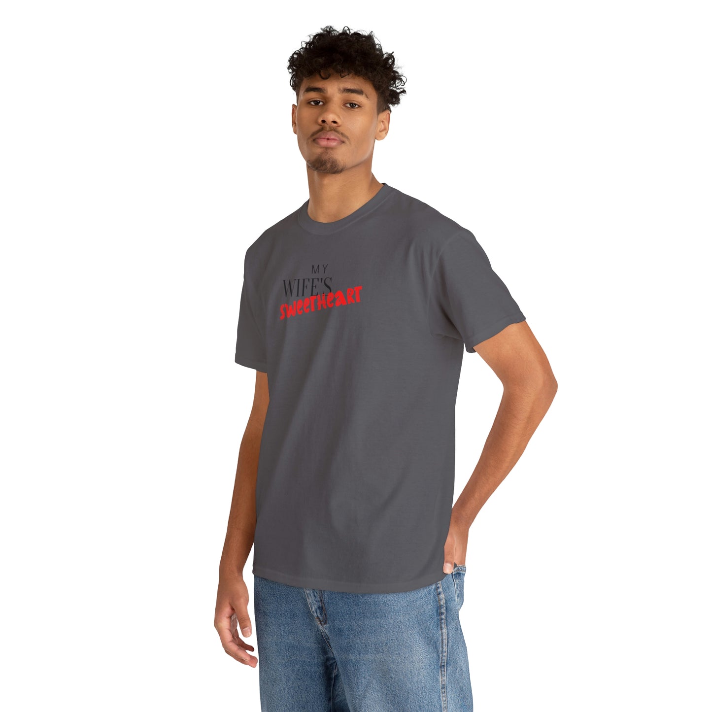"My Wife's Sweetheart" Unisex Heavy Cotton Tee