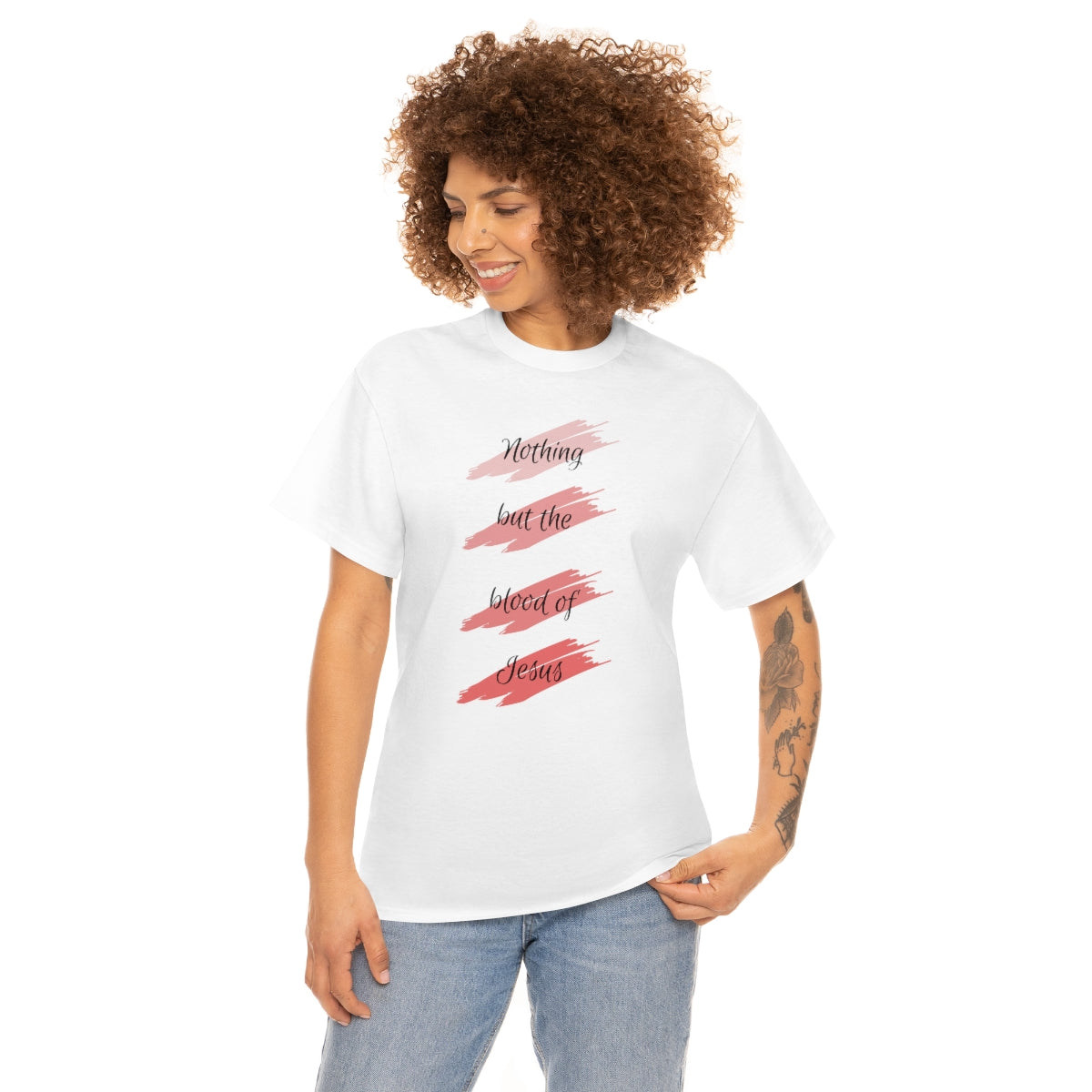 "Nothing But the Blood" Unisex Heavy Cotton Tee