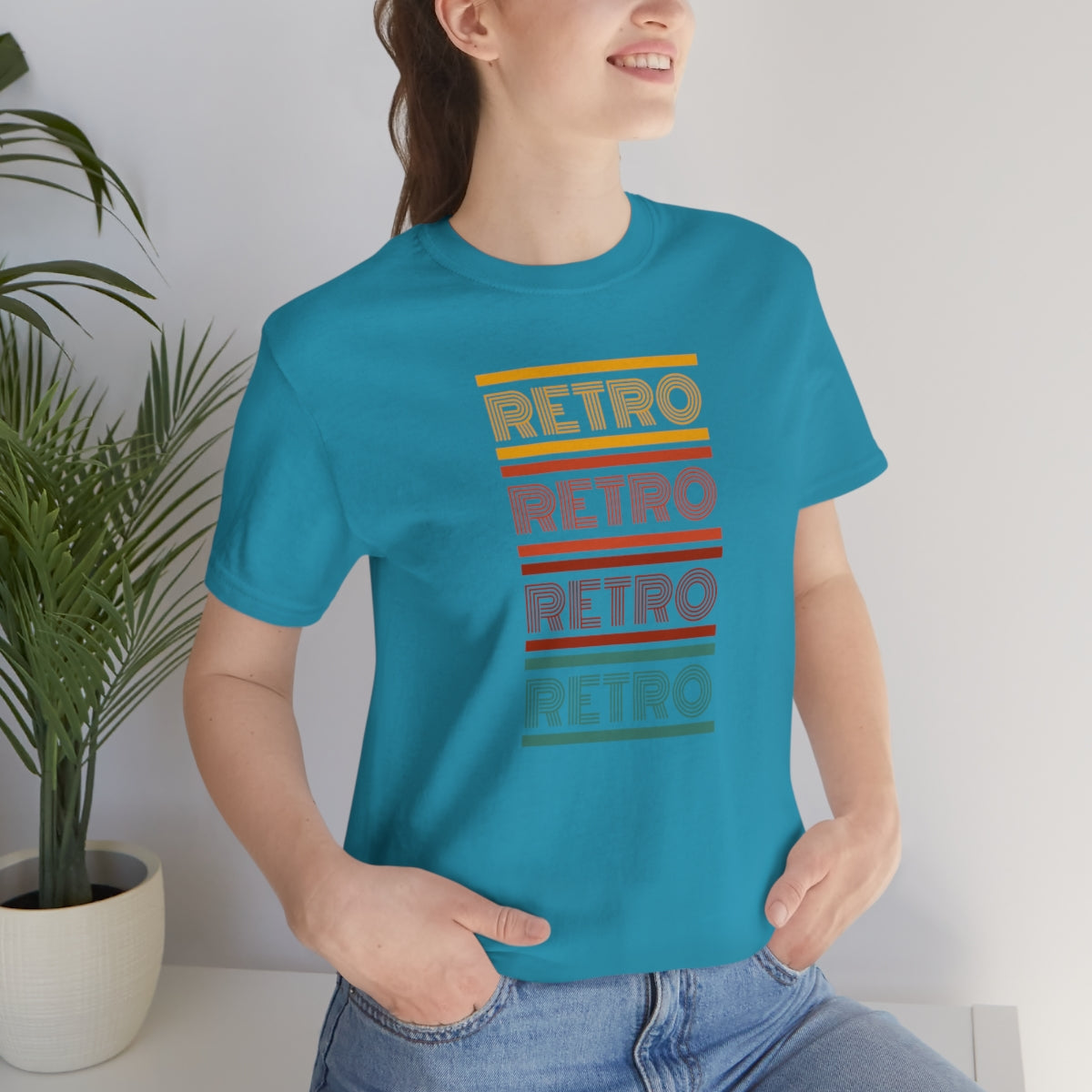 Retro Unisex Jersey Short Sleeve Tee